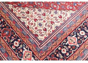 Tappeto Sarough Stilizzato Rosso Avorio 300x400 Cm