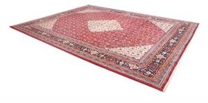 Tappeto Sarough Stilizzato Rosso Avorio 300x400 Cm