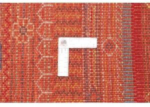 Tappeto Cromopura Geometrico Ruggine Arancione 156x221 Cm