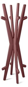 Appendiabiti in Polietilene Twins Dimensioni 59x59x h165 cm - Peso 5,21 Stile vivace e moderno colore GRANATO