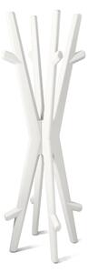 Appendiabiti in Polietilene Twins Dimensioni 59x59x h165 cm - Peso 5,21 Stile vivace e moderno colore BIANCO PERLA