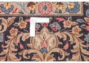 Tappeto Kerman Medaglione Floreale Rosso Blu 295x396 Cm