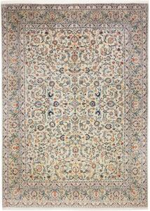 Tappeto Kashan Floreale Avorio Blu 275x385 Cm