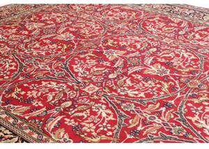 Tappeto Kerman Stilizzato Rosso Blu Scuro 288x380 Cm