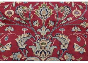 Tappeto Kerman Floreale Rosso Blu Scuro 360x517 Cm