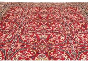 Tappeto Kerman Stilizzato Rosso Blu Scuro 288x380 Cm