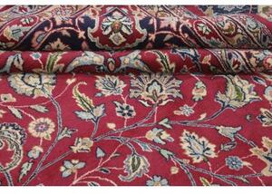 Tappeto Kerman Floreale Rosso Blu Scuro 360x517 Cm