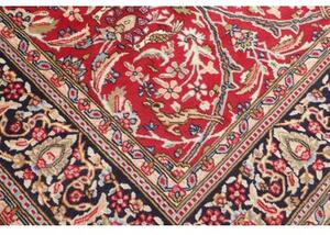 Tappeto Kerman Stilizzato Rosso Blu Scuro 288x380 Cm