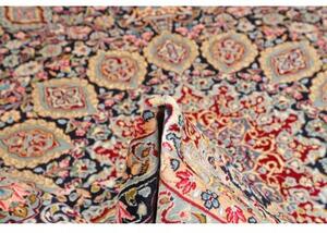 Tappeto Kerman Stilizzato Blu Scuro Rosso Mattone 278x378 Cm
