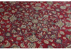 Tappeto Kerman Floreale Rosso Blu Scuro 360x517 Cm