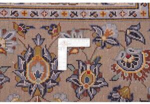 Tappeto Kashan Floreale Verde Salvia Beige 305x412 Cm