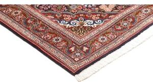 Tappeto Ilaam Medaglione Floreale Blu Scuro Rosso 111x164 Cm