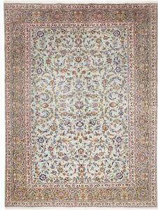Tappeto Kashan Floreale Verde Menta Beige 272x388 Cm