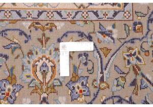Tappeto Kashan Floreale Verde Menta Beige 272x388 Cm