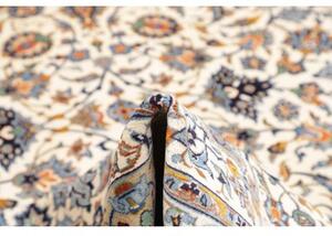 Tappeto Kashan Floreale Avorio Blu 271x395 Cm