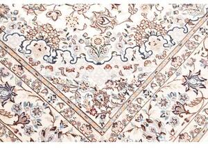 Tappeto Nain 6la Medaglione Floreale Avorio Blu 158x226 Cm