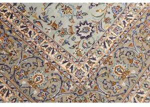 Tappeto Kashan Floreale Verde Menta Beige 272x388 Cm