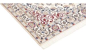 Tappeto Nain 9la Medaglione Floreale Avorio Blu 115x178 Cm