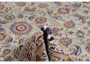 Tappeto Kashan Floreale Verde Salvia Beige 305x412 Cm
