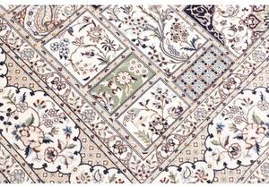 Tappeto Nain 6la Patchwork Avorio Blu Scuro 206x295 Cm
