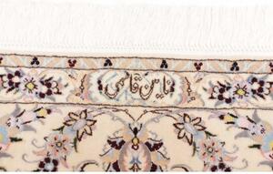 Tappeto Nain 6la Medaglione Floreale Azzurro Avorio 186x255 Cm