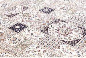 Tappeto Nain 6la Patchwork Avorio Blu Scuro 206x295 Cm
