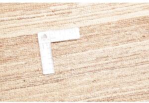Tappeto Gabbeh Fine Geometrico Beige Avorio 90x118 Cm
