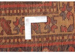 Tappeto Antik Geometrico Rosso Mattone Blu Scuro 150x322 Cm