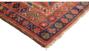 Tappeto Antik Geometrico Blu Notte Rosso Corallo 162x265 Cm