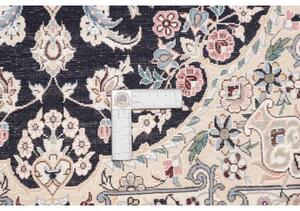 Tappeto Nain 6la Medaglione Floreale Blu Scuro Avorio 79x129 Cm