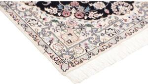 Tappeto Nain 6la Medaglione Floreale Blu Scuro Avorio 79x129 Cm