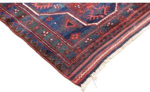Tappeto Antik Geometrico Blu Notte Rosso Mattone 184x215 Cm