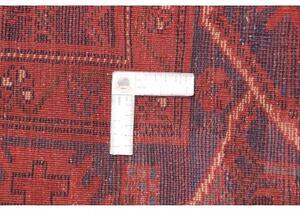Tappeto Antik Geometrico Blu Notte Rosso Mattone 184x215 Cm