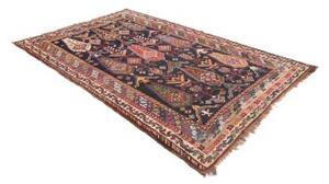 Tappeto Antik Stilizzato Blu Scuro Multicolore 170x252 Cm