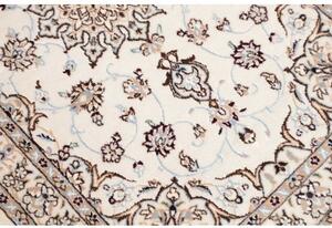 Tappeto Nain 6la Medaglione Floreale Avorio Blu Polvere 63x93 Cm