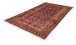 Tappeto Antik Geometrico Blu Notte Rosso Corallo 162x265 Cm