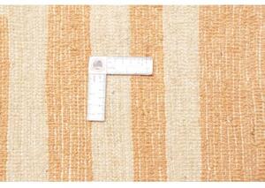 Tappeto Gabbeh Fine Geometrico Beige Ocra Quadrato 225x225 Cm