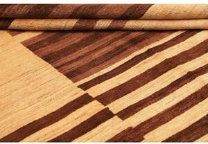 Tappeto Gabbeh Fine Geometrico Beige Marrone 185x230 Cm