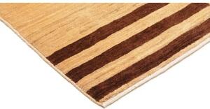 Tappeto Gabbeh Fine Geometrico Beige Marrone 185x230 Cm