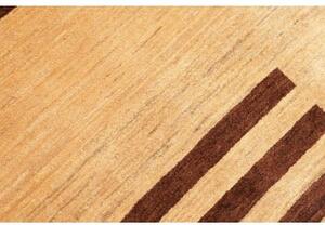 Tappeto Gabbeh Fine Geometrico Beige Marrone 185x230 Cm