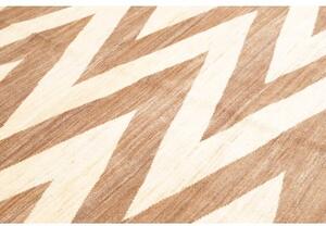 Tappeto Gabbeh Fine Geometrico Beige Marrone 195x230 Cm