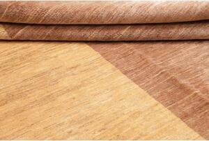 Tappeto Gabbeh Fine Geometrico Marrone Beige 180x249 Cm