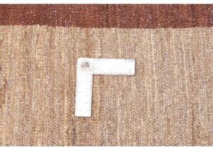 Tappeto Gabbeh Fine Geometrico Marrone Beige 210x247 Cm