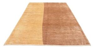 Tappeto Gabbeh Fine Geometrico Marrone Beige 180x249 Cm