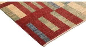 Tappeto Gabbeh Fine Geometrico Beige Rosso 200x232 Cm