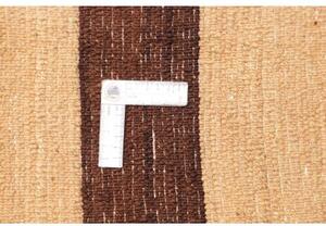 Tappeto Gabbeh Fine Geometrico Beige Marrone 190x230 Cm