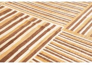 Tappeto Gabbeh Fine Patchwork Beige Marrone 177x234 Cm