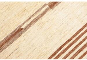 Tappeto Gabbeh Fine Geometrico Avorio Marrone 190x230 Cm