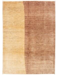 Tappeto Gabbeh Fine Geometrico Marrone Beige 180x249 Cm