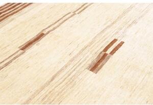 Tappeto Gabbeh Fine Geometrico Avorio Marrone 190x230 Cm